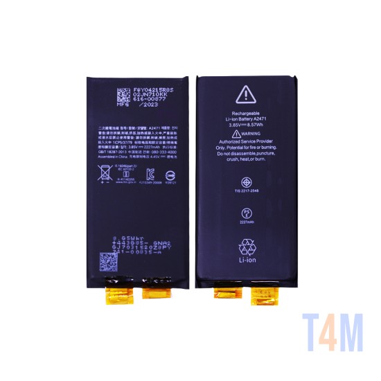 Battery A2471 without flex for Apple iPhone 12 Mini 2227mAh